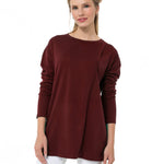 Casual Elegance Long Sleeve Maternity/Nursing Knit Top
