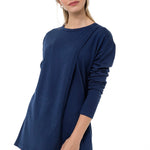 Casual Elegance Long Sleeve Maternity/Nursing Knit Top
