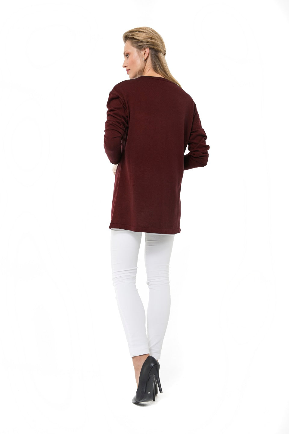 Casual Elegance Long Sleeve Maternity/Nursing Knit Top
