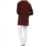 Casual Elegance Long Sleeve Maternity/Nursing Knit Top
