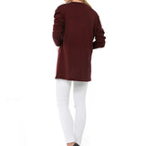 Casual Elegance Long Sleeve Maternity/Nursing Knit Top
