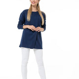 Casual Elegance Long Sleeve Maternity/Nursing Knit Top
