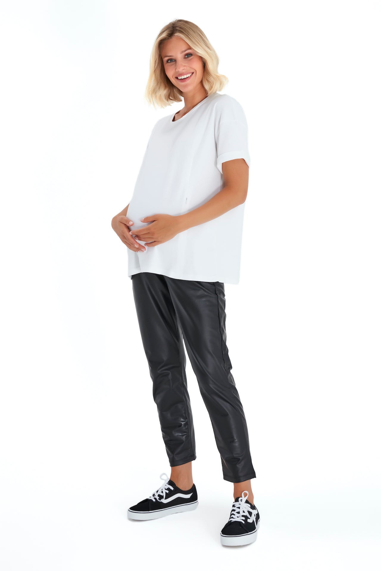 Anytime Anywhere Side Zip Maternity/Nursing T-Shirt
