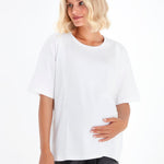 Anytime Anywhere Side Zip Maternity/Nursing T-Shirt
