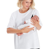 Anytime Anywhere Side Zip Maternity/Nursing T-Shirt
