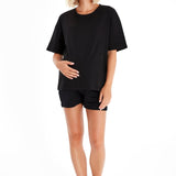 Anytime Anywhere Side Zip Maternity/Nursing T-Shirt
