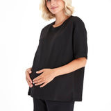 Anytime Anywhere Side Zip Maternity/Nursing T-Shirt
