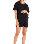 Anytime Anywhere Side Zip Maternity/Nursing T-Shirt
