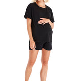 Anytime Anywhere Side Zip Maternity/Nursing T-Shirt
