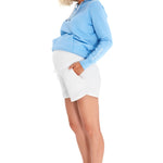 Relax Foldover Waistband Maternity Shorts
