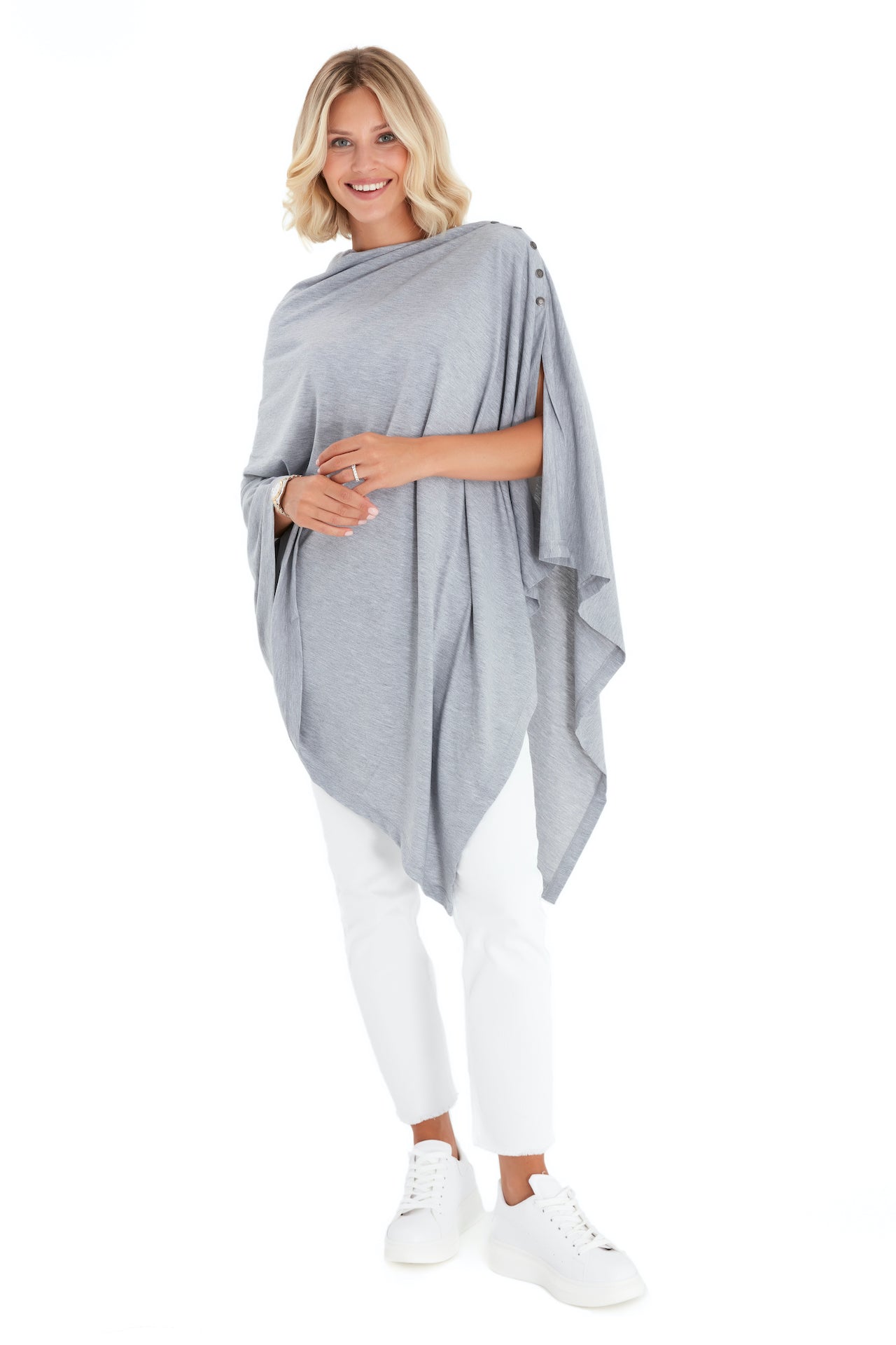 4in1 Multipurpose Supreme Cotton Cape as Maternity/Nursing Shawl
