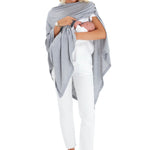 4in1 Multipurpose Supreme Cotton Cape as Maternity/Nursing Shawl
