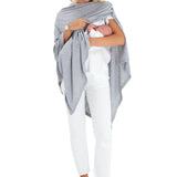 4in1 Multipurpose Supreme Cotton Cape as Maternity/Nursing Shawl
