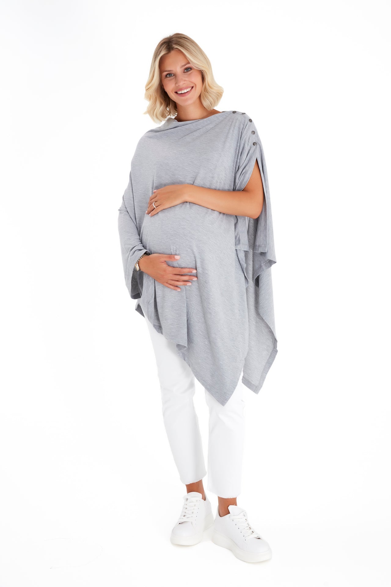 4in1 Multipurpose Supreme Cotton Cape as Maternity/Nursing Shawl
