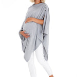 4in1 Multipurpose Supreme Cotton Cape as Maternity/Nursing Shawl
