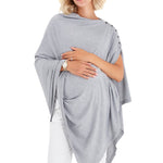 4in1 Multipurpose Supreme Cotton Cape as Maternity/Nursing Shawl
