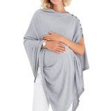 4in1 Multipurpose Supreme Cotton Cape as Maternity/Nursing Shawl
