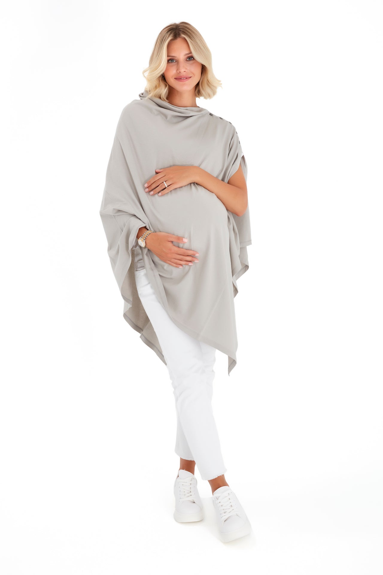 4in1 Multipurpose Supreme Cotton Cape as Maternity/Nursing Shawl
