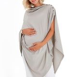 4in1 Multipurpose Supreme Cotton Cape as Maternity/Nursing Shawl
