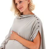 4in1 Multipurpose Supreme Cotton Cape as Maternity/Nursing Shawl
