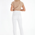 Graceful Non-Denim Foldover Waistband Maternity Pants
