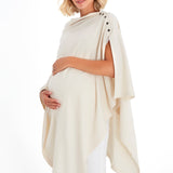 4in1 Multipurpose Supreme Cotton Cape as Maternity/Nursing Shawl
