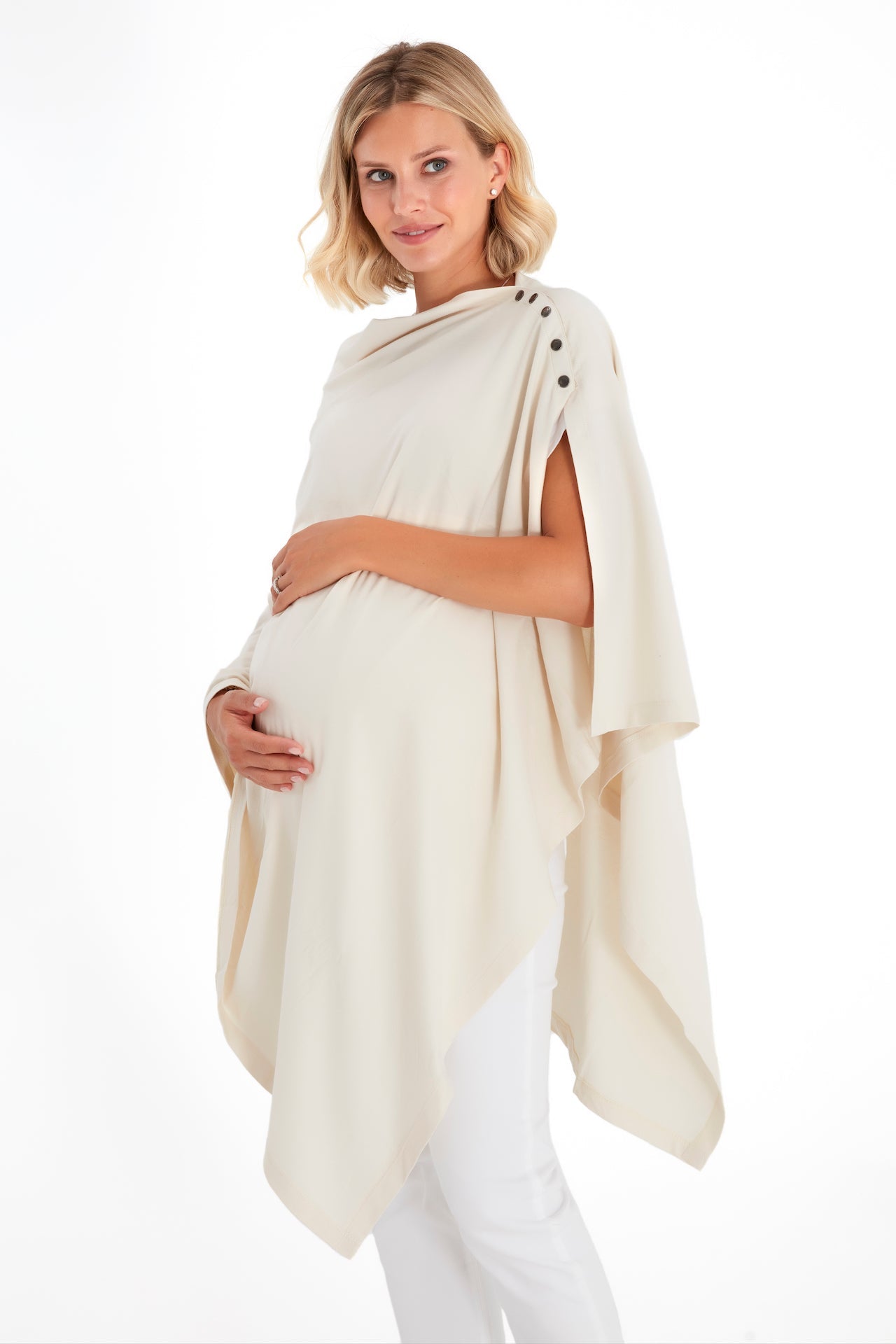 4in1 Multipurpose Supreme Cotton Cape as Maternity/Nursing Shawl
