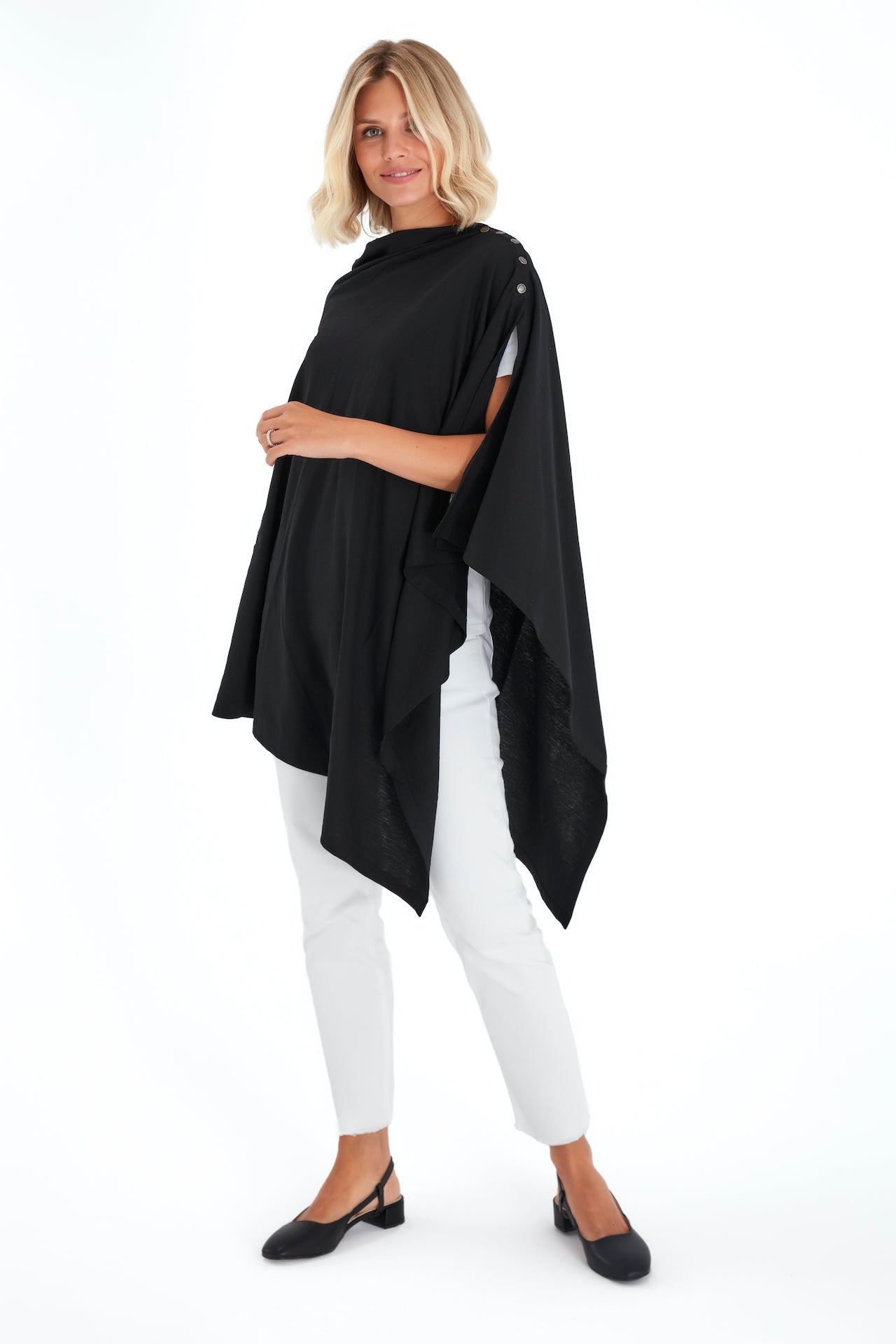 4in1 Multipurpose Supreme Cotton Cape as Maternity/Nursing Shawl
