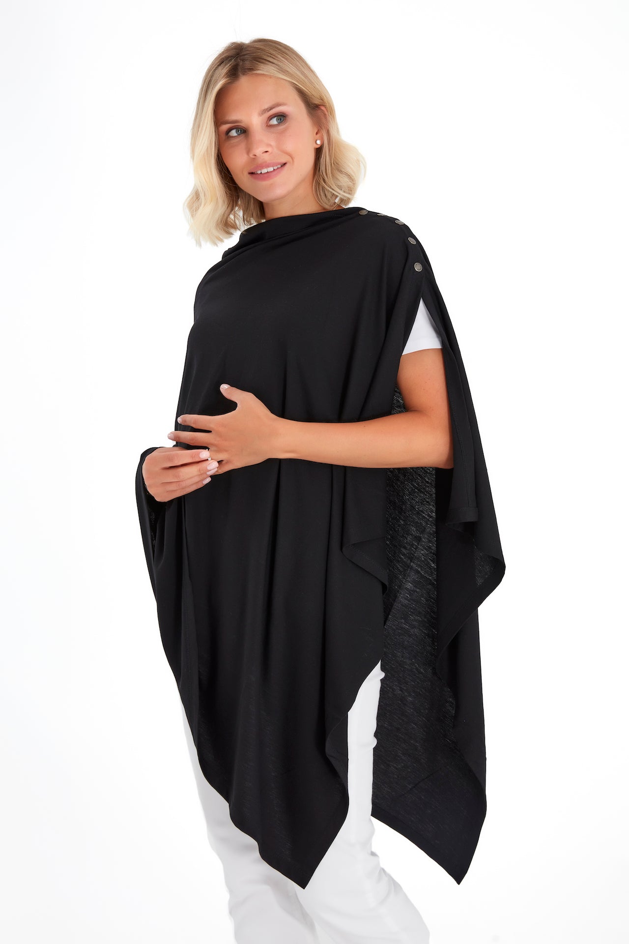 4in1 Multipurpose Supreme Cotton Cape as Maternity/Nursing Shawl
