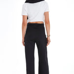 Simply Cool Foldover Waistband Stretch Cotton Maternity Jogger Pants
