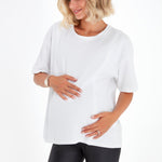 Anytime Anywhere Side Zip Maternity/Nursing T-Shirt
