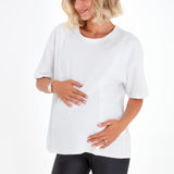 Anytime Anywhere Side Zip Maternity/Nursing T-Shirt
