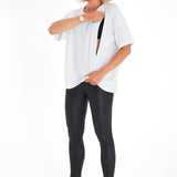 Anytime Anywhere Side Zip Maternity/Nursing T-Shirt
