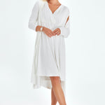 Sleep Well Maternity/Nursing Nightgown & Robe Set
