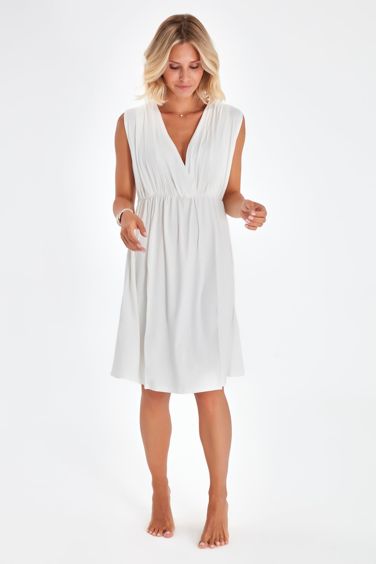 Sleep Well Maternity/Nursing Nightgown & Robe Set
