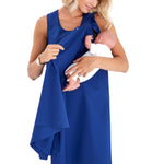 Amaze Sleeveless Cotton Maternity/Nursing Swing Dress
