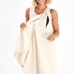 Amaze Sleeveless Cotton Maternity/Nursing Swing Dress
