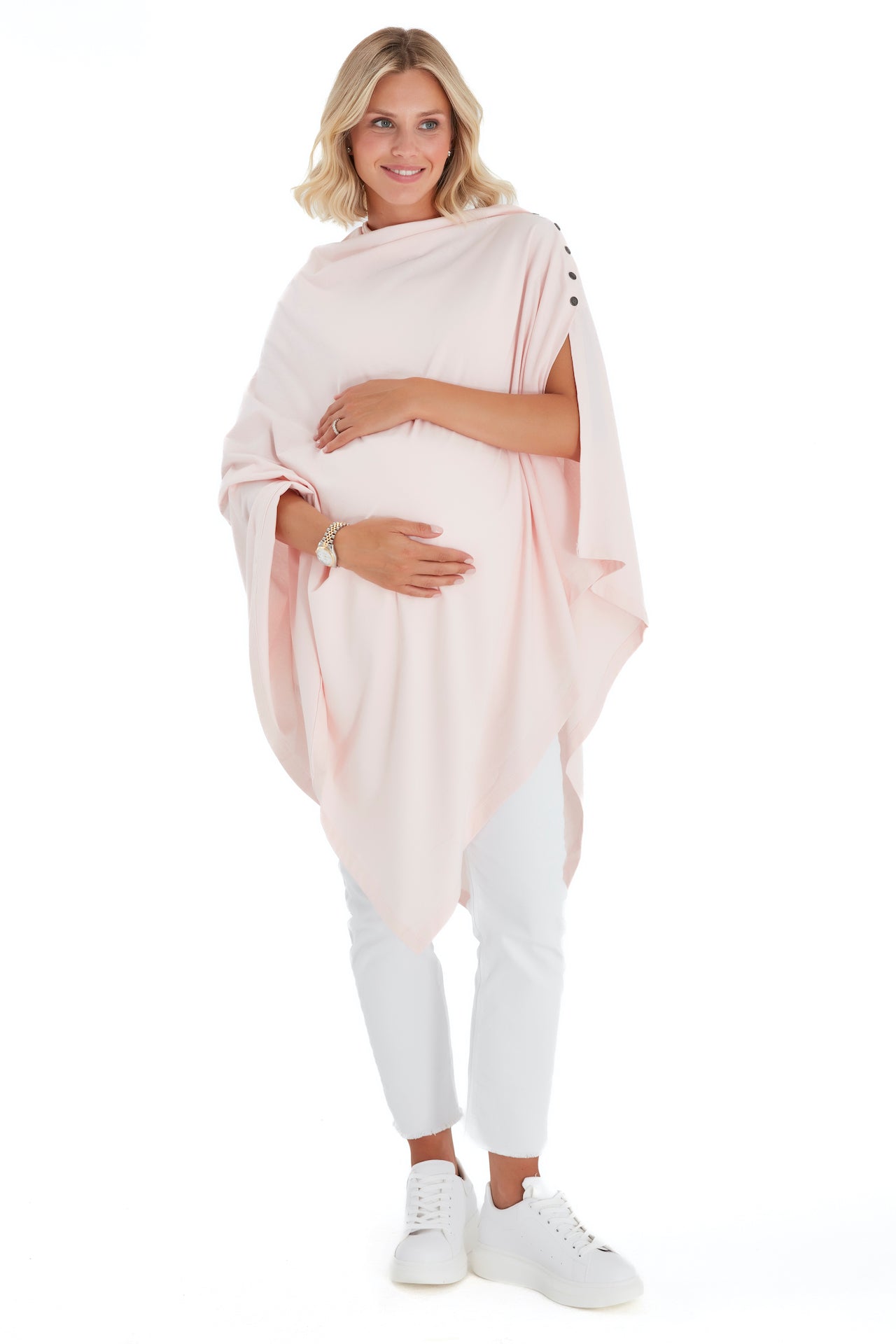 4in1 Multipurpose Supreme Cotton Cape as Maternity/Nursing Shawl
