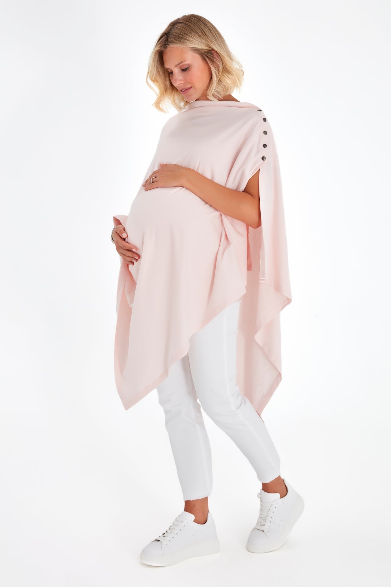 4in1 Multipurpose Supreme Cotton Cape as Maternity/Nursing Shawl
