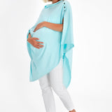 4in1 Multipurpose Supreme Cotton Cape as Maternity/Nursing Shawl
