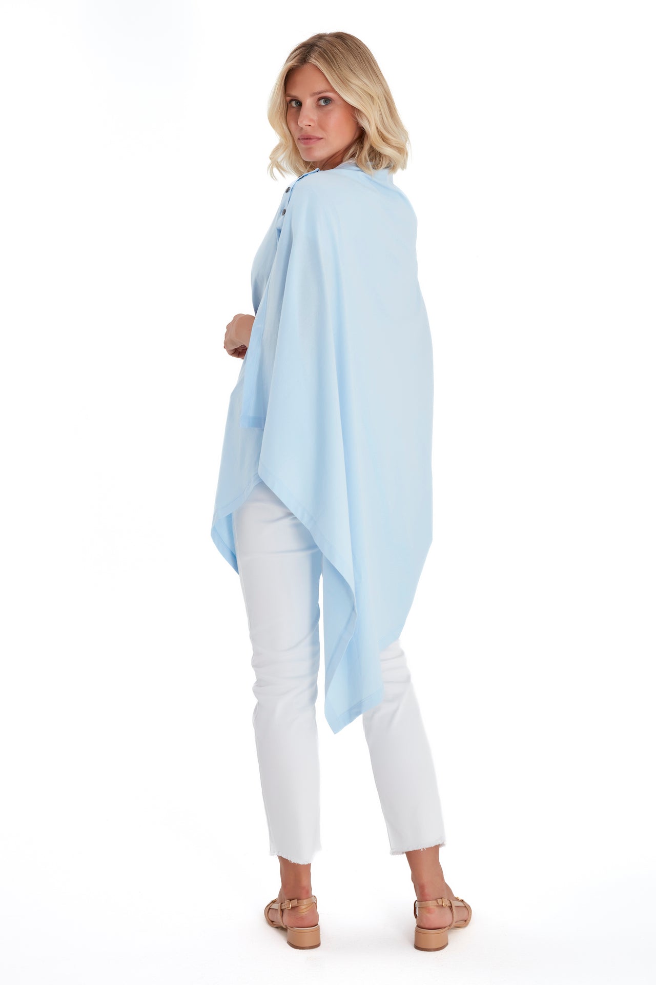 4in1 Multipurpose Supreme Cotton Cape as Maternity/Nursing Shawl
