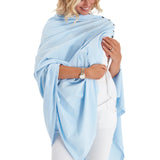 4in1 Multipurpose Supreme Cotton Cape as Maternity/Nursing Shawl
