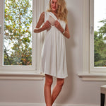 Sleep Well Maternity/Nursing Nightgown & Robe Set
