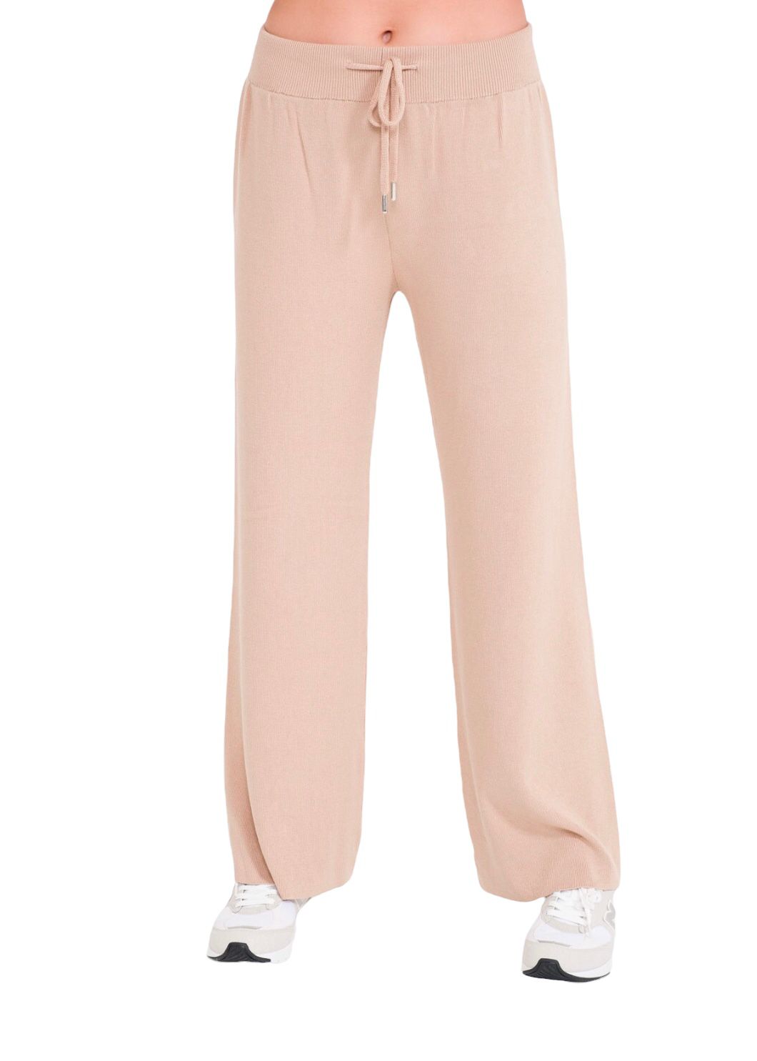 Effortless Elegance Set with Rib Side Zip Long Sleeve Maternity/Nursing Top & Lounge Pants
