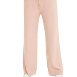 Effortless Elegance Set with Rib Side Zip Long Sleeve Maternity/Nursing Top & Lounge Pants
