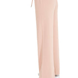 Effortless Elegance Set with Rib Side Zip Long Sleeve Maternity/Nursing Top & Lounge Pants
