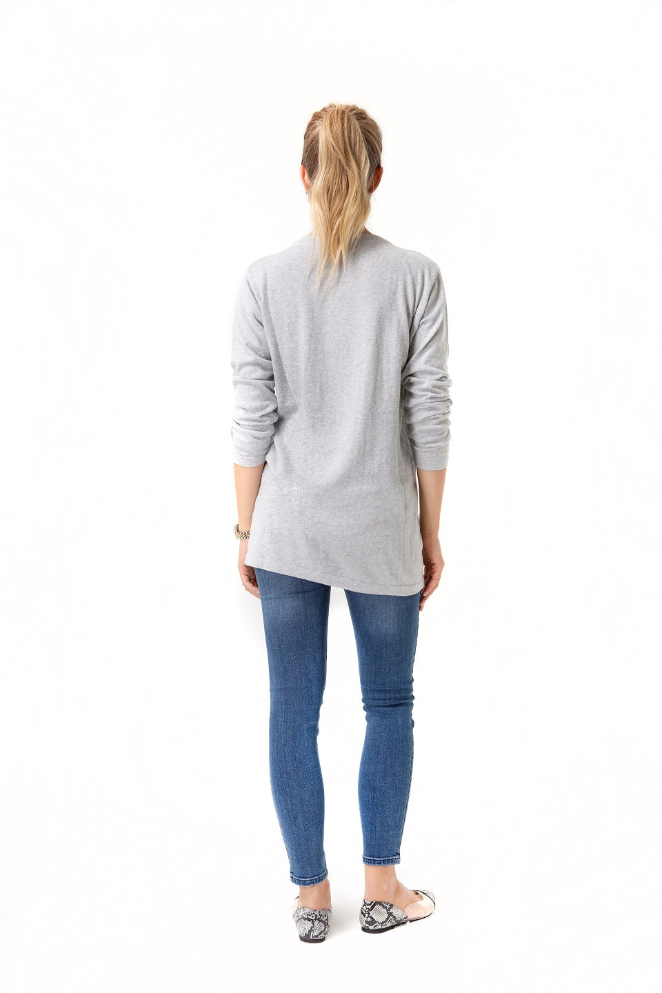 Casual Elegance Long Sleeve Maternity/Nursing Knit Top
