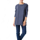 Casual Elegance Long Sleeve Maternity/Nursing Knit Top
