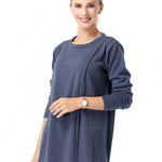 Casual Elegance Long Sleeve Maternity/Nursing Knit Top
