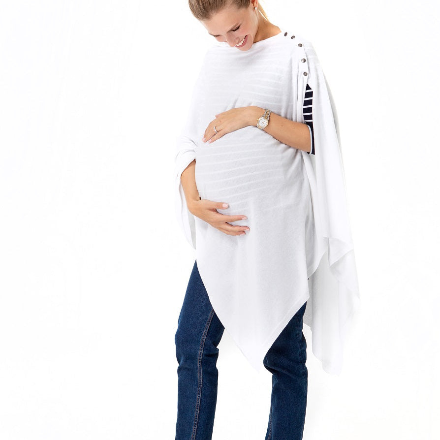 4 in 1 Multipurpose Knitwear as Maternity/Nursing Shawl
